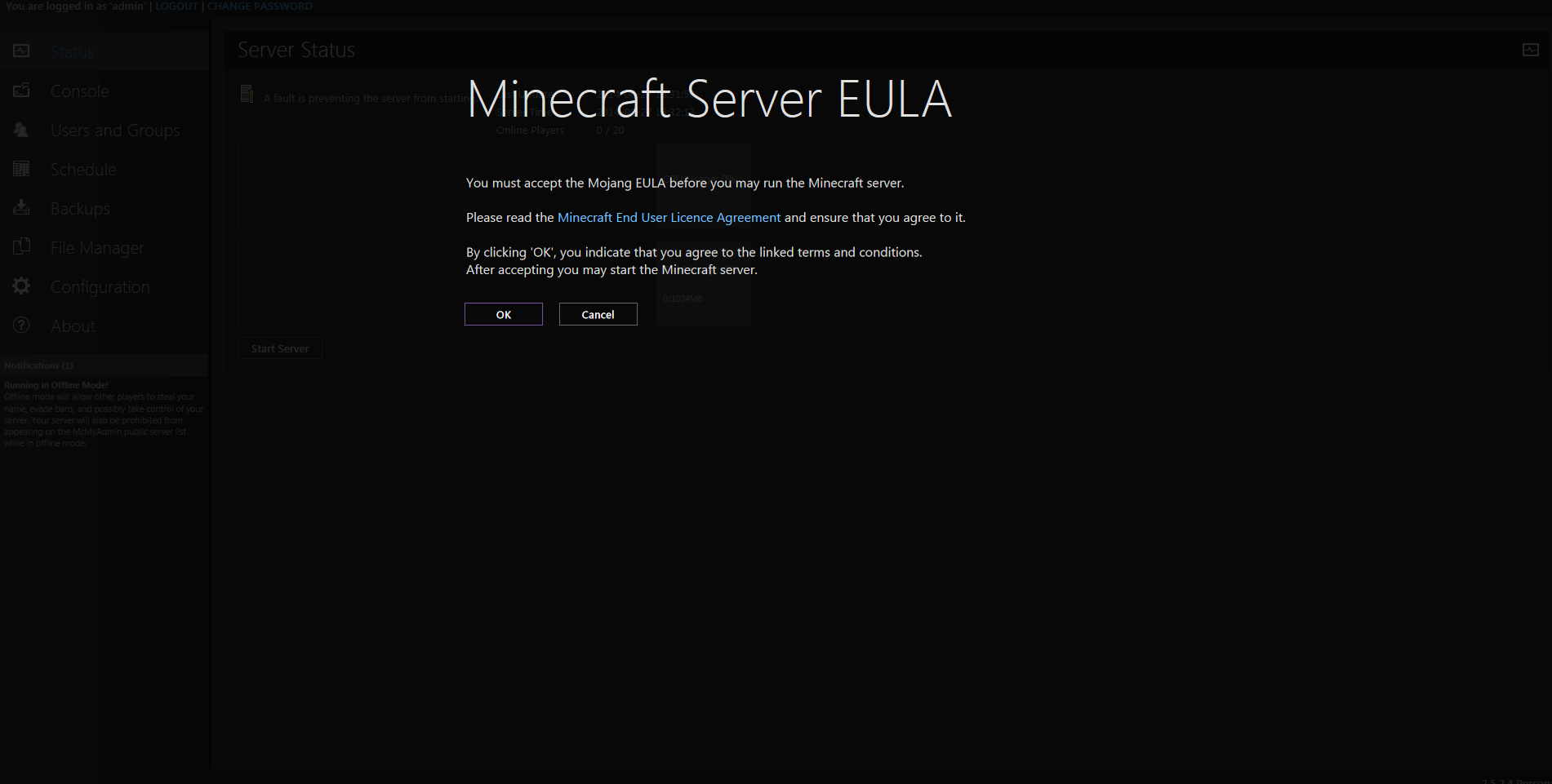 Mc 1 7 10 You Must Accept Eula To Start The Server Spigotmc High Performance Minecraft