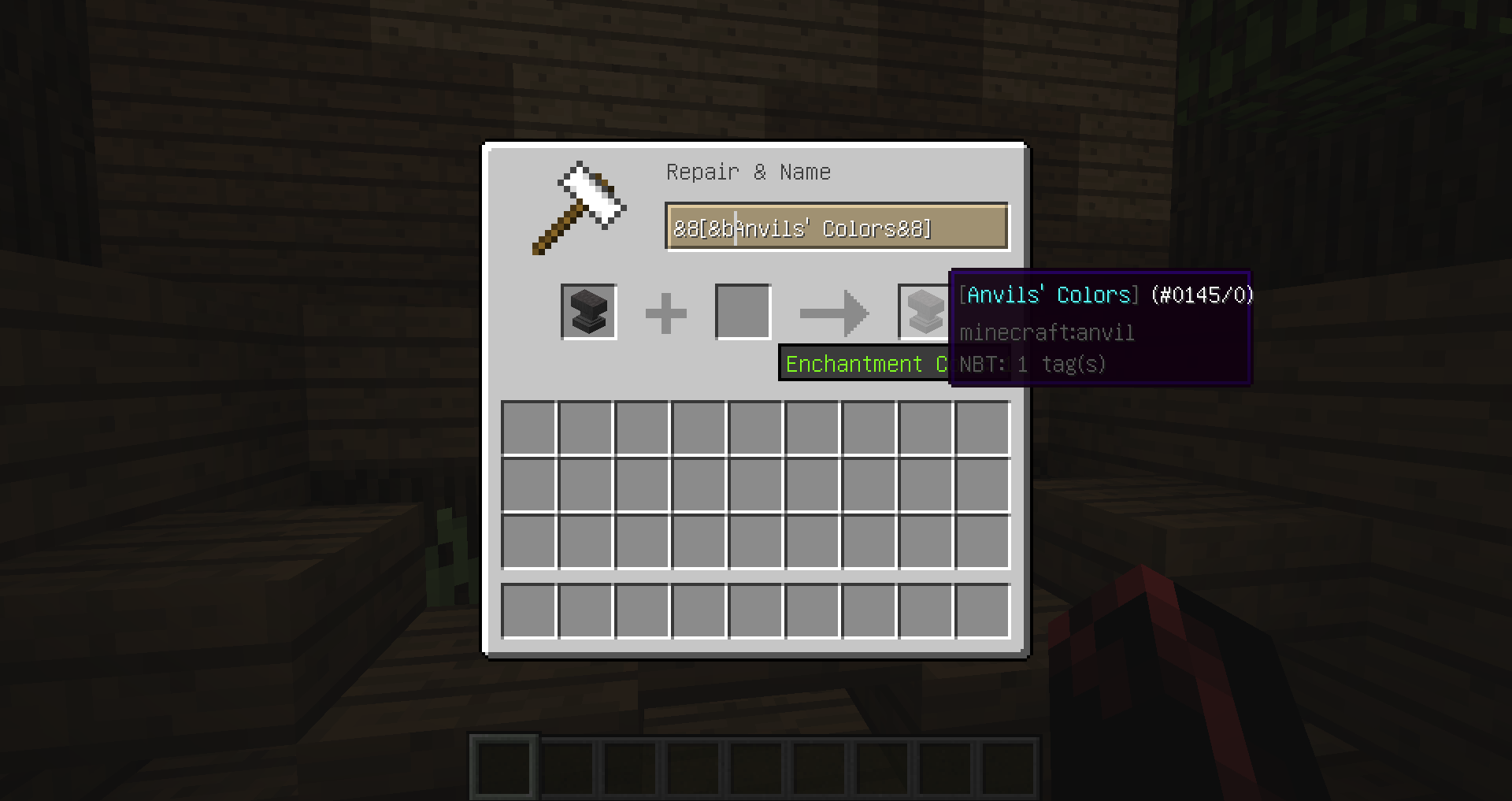 Anvils' Colors | SpigotMC - High Performance Minecraft Community