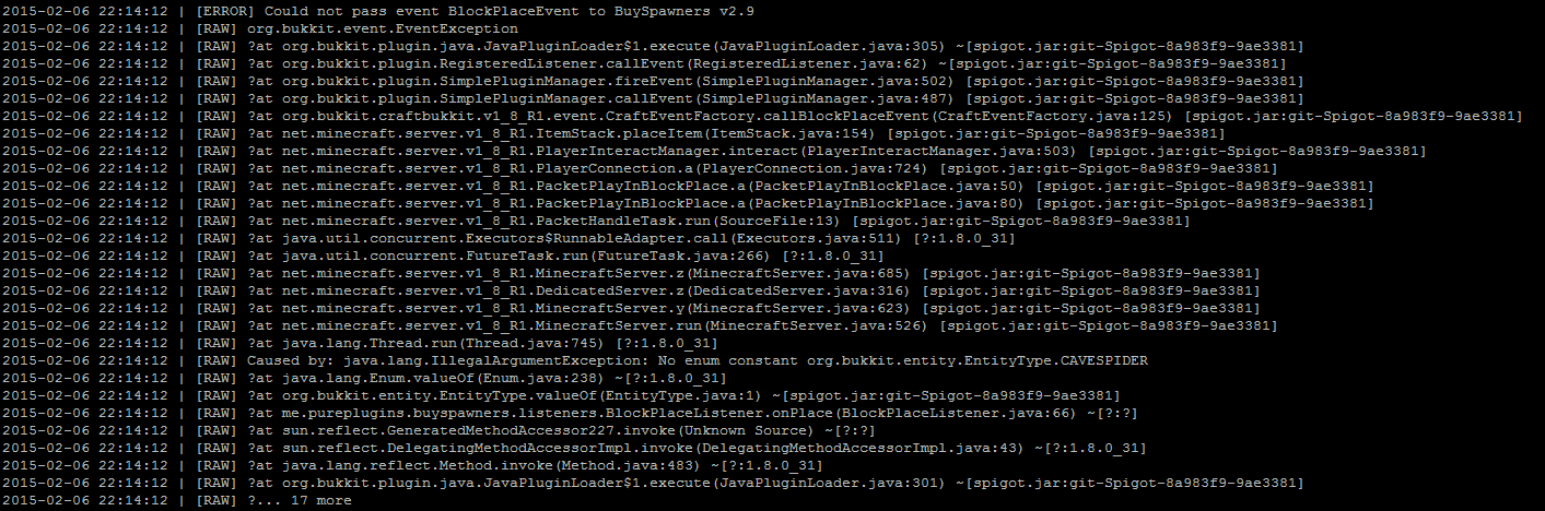 Java lang runtimeexception unable. Сервер ЛОГОВ. Панель ЛОГОВ сервера. Spigot ядро. NPROBE Интерфейс.