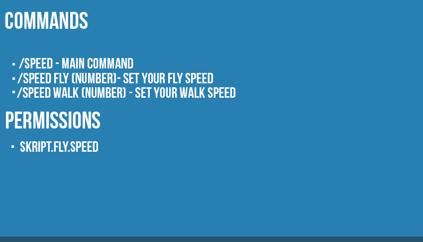 Speed Fly Walk Skript Spigotmc High Performance Minecraft
