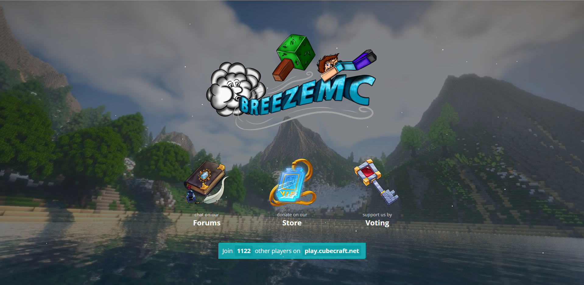 Minecraft Website Template Portal Responsive Easy Spigotmc High Performance Minecraft