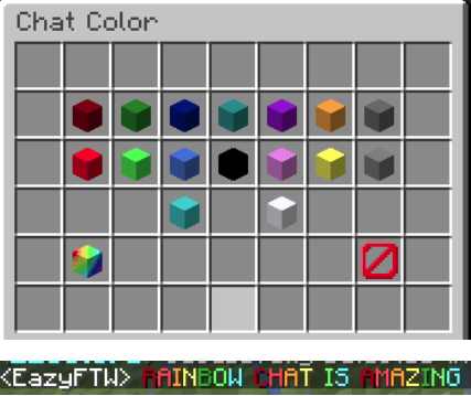 Minecraft chat color plugin