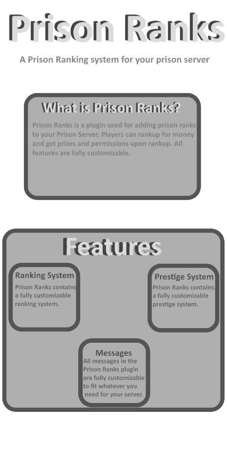 Prison Ranks | SpigotMC - High Performance Minecraft Software