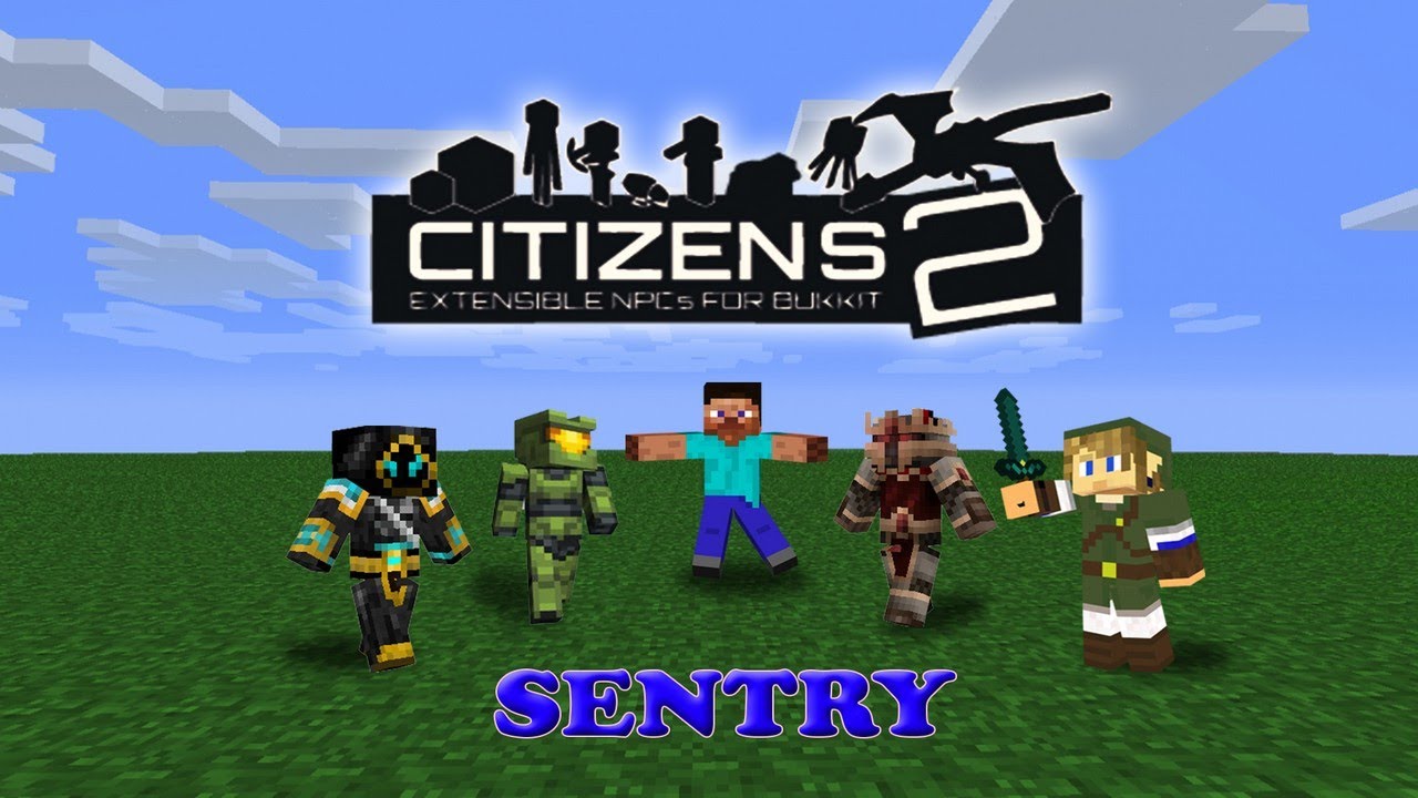 Citizens для minecraft (1.7.2, 1.7.4) скачать