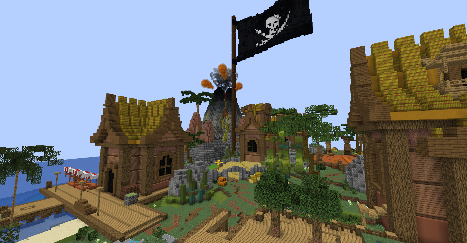 pirate town minecraft
