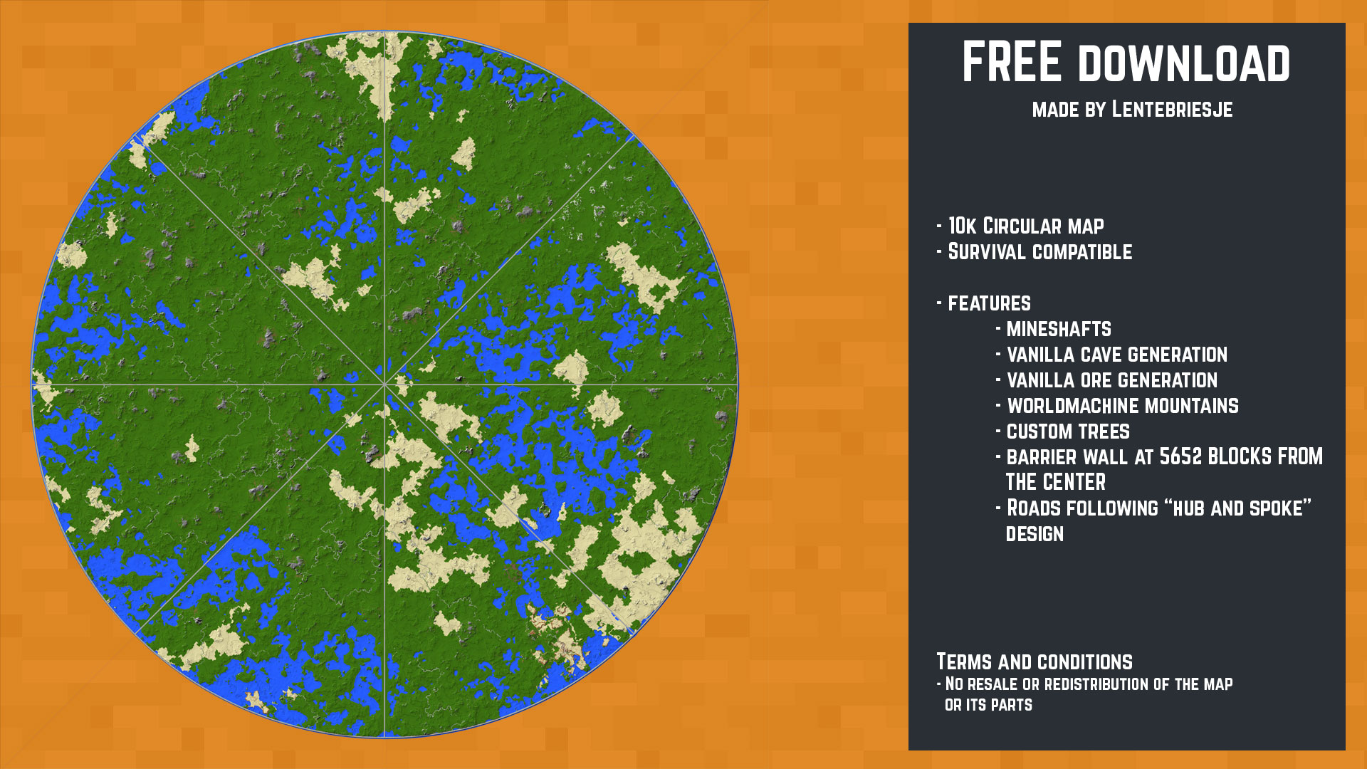 LetsLente -   Minecraft 1, Earth map, Minecraft