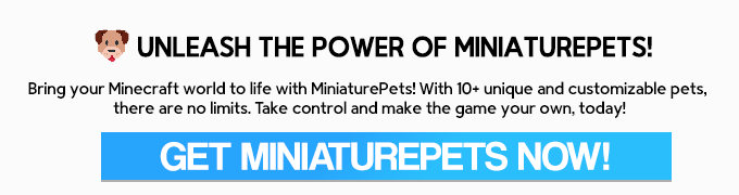 MC Pets - 3D-model pets & mounts  SpigotMC - High Performance Minecraft